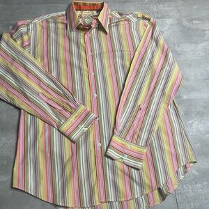 Robert Graham button down long sleeve shirt